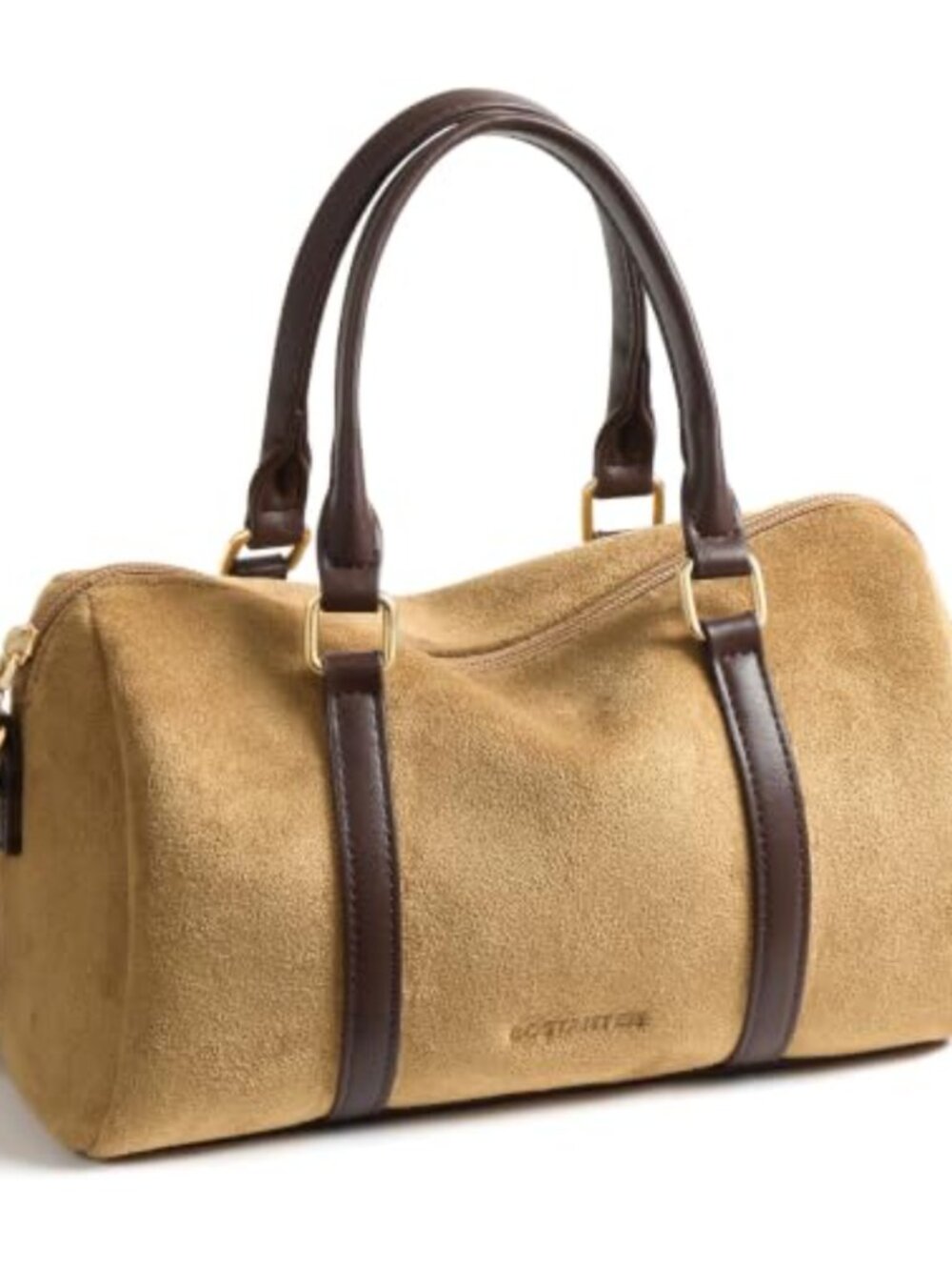 Small Vegan Leather Satchel Crossbody Bag Top Handle Purse